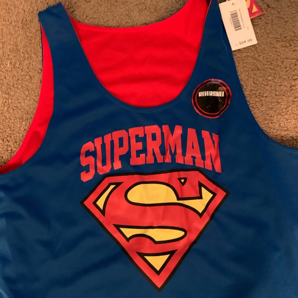 Reversible Superman tank top